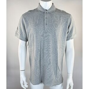 Reigning Champ Jersey Polo Shirt Men XL EUC Stretch Cotton Short Sleeve Collared